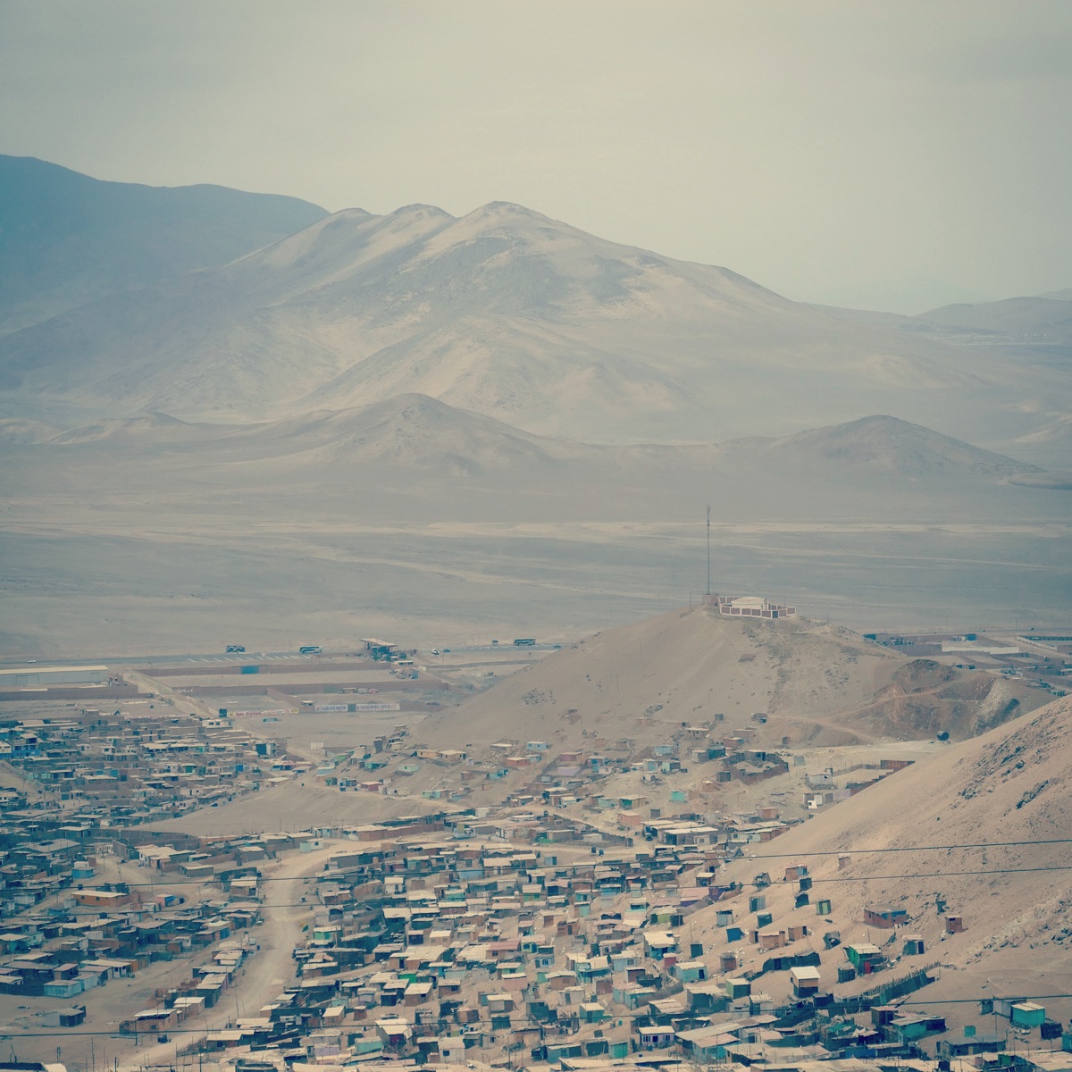 Lima's outer suburbs. Noah Strycker