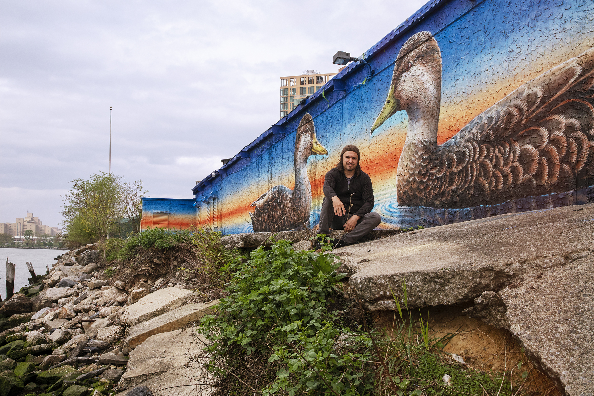 Artist Peter Daverington. Mike Fernandez/Audubon