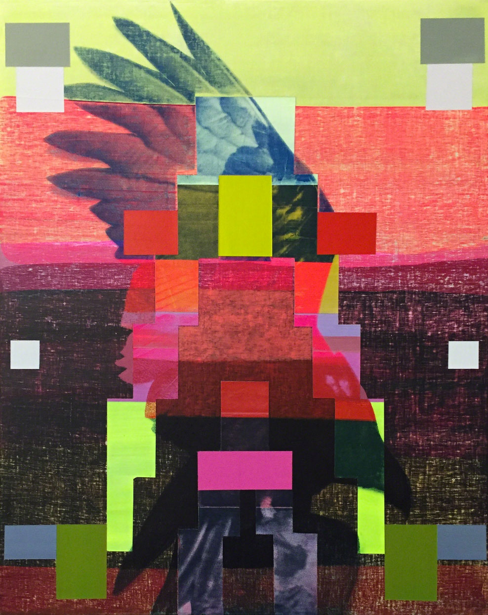 Broad-winged Hawk. Painting: Kristen Schiele/101/EXHIBIT