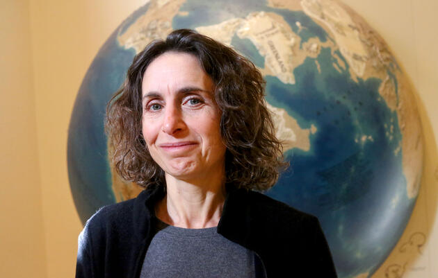 Elizabeth Kolbert at the ​American Museum of Natural His​tory in New York. Suzanne DeChillo/Th​e New York Times/Redux