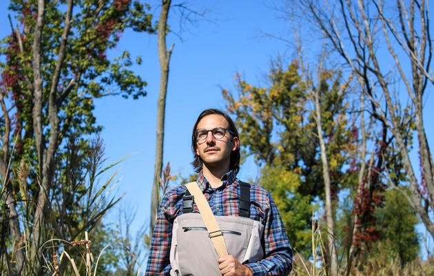 Bradford Kasberg in Eggers Grove, Chicago. Frankie Pedersen