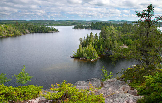 Boundary Waters Canoe Area Wilderness, Superior National Forest, Minnesota. Clint Farlinger/Alamy
