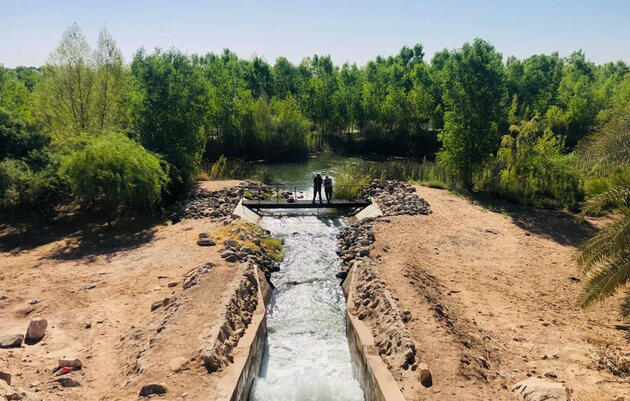 Delivery of water for the environment in the Colorado River Delta, May 3, 2021. Adrián Salcedo, Restauremos el Colorado