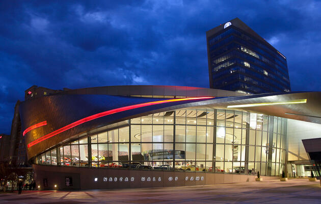 NASCAR Hall of Fame, Charlotte, North Carolina. W. G. Murray/Alamy