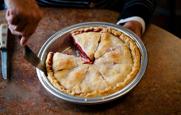 Brenda Lowe’s Cherry-Berry Pie. Nick Hagen