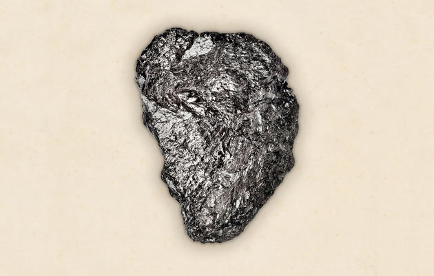 A lump of Anthracite Coal from a coal mine in West Virginia. Dan Winters