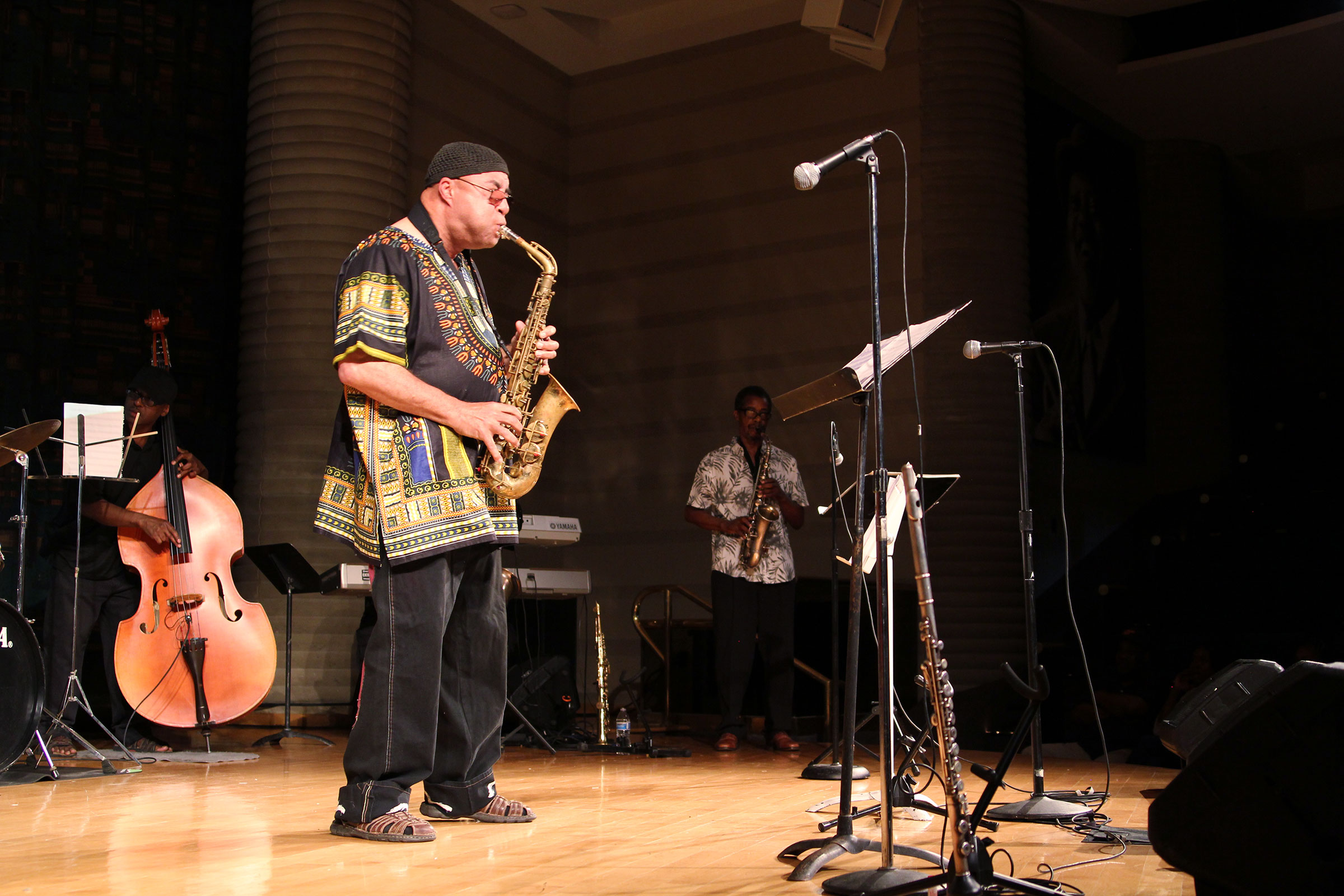 The Tony Holland Ensemble plays the music of Eric Dolphy at the Conference of the Birds at The Wright Museum of African American History. Eileen Solange Rodriguez/Audubon