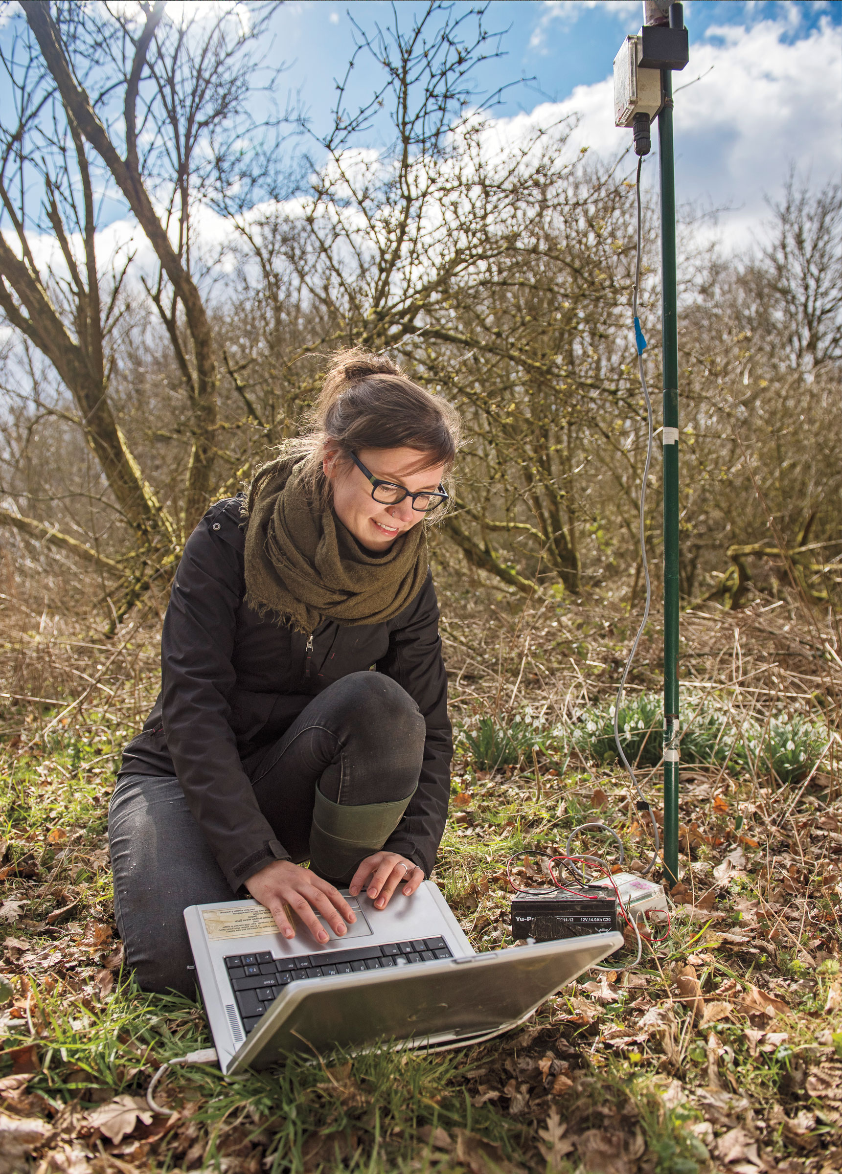 Freddy Hillemann downloads data that will help her parse the complexities of cross-species interactions. Sam Hobson