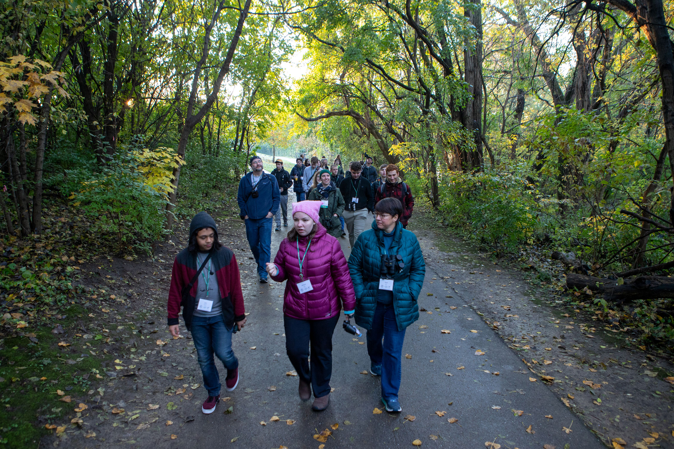 Winnicki's morning birding walk traced a route from the Grange Insurance Audubon Center to a nearby brownfield site. Camilla Cerea/Audubon