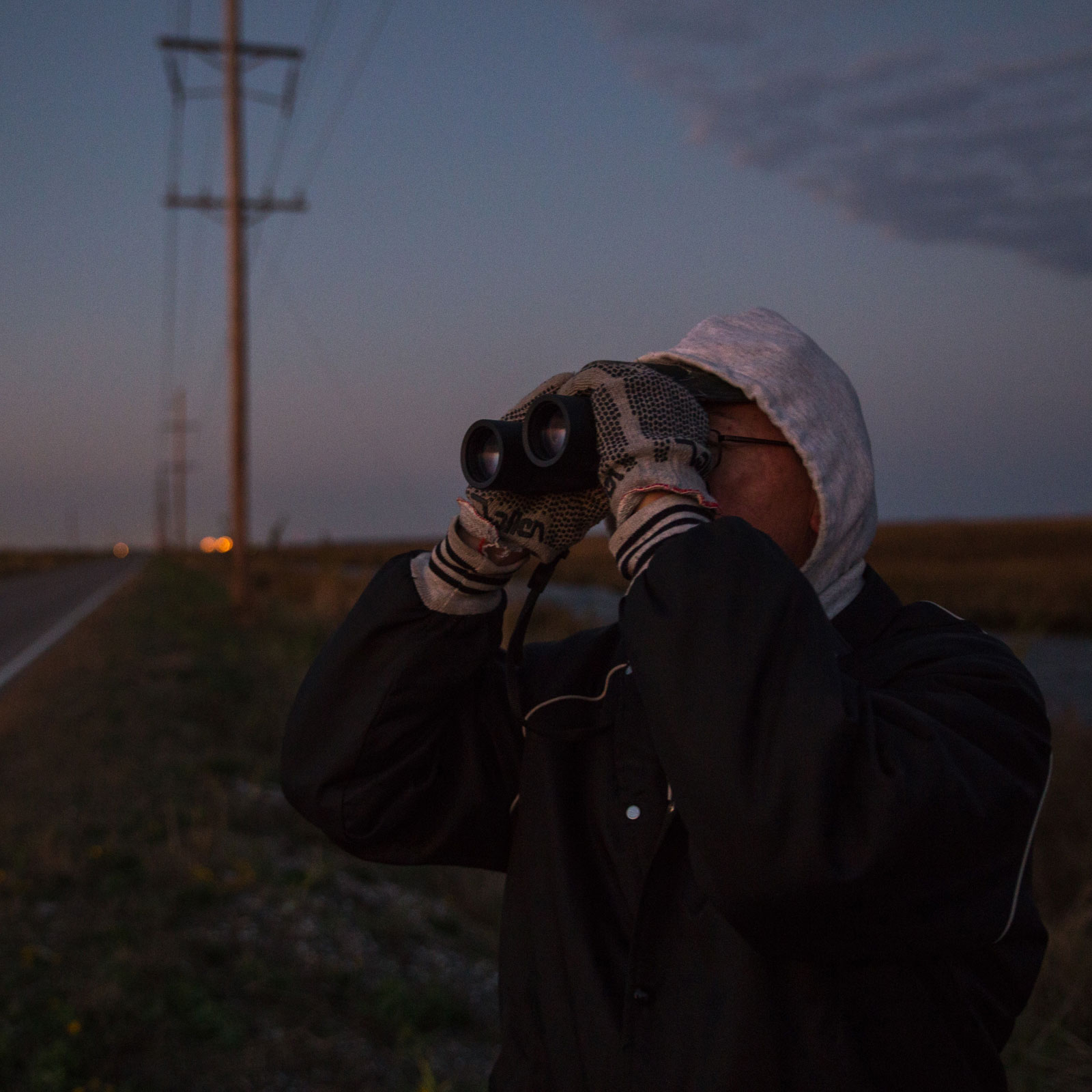 Looking for owls during the 2016 CBC near Hackberry, Louisiana. Camilla Cerea/Audubon