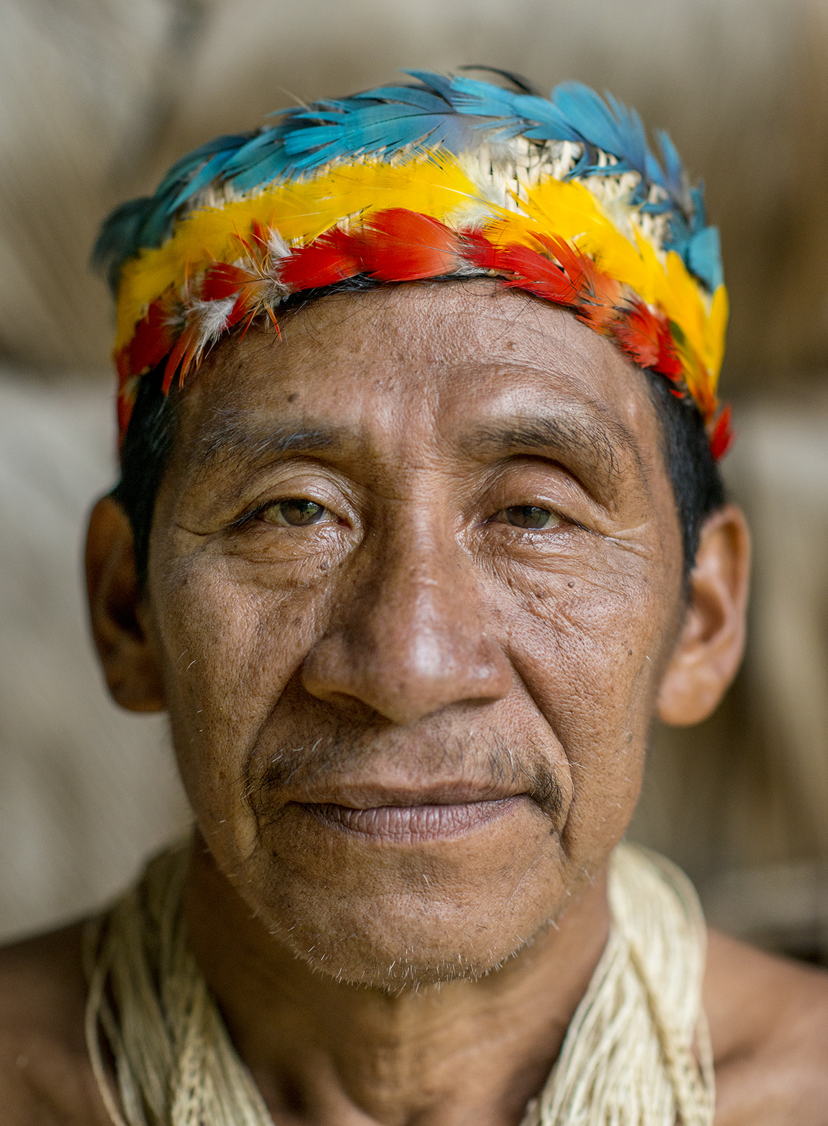 Waorani village leader Wampi Humberto Ahua. Neil Ever Osborne