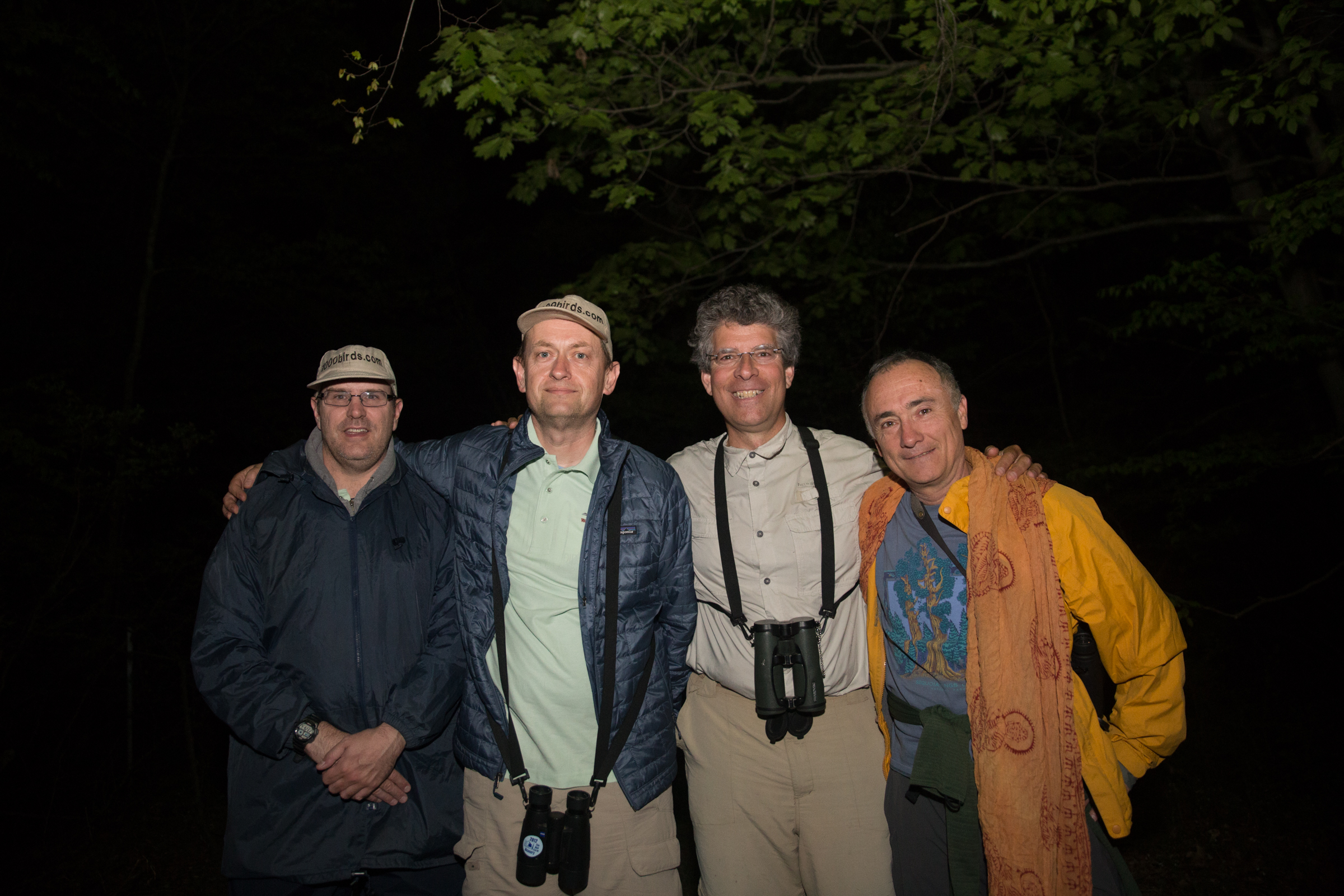 1000birds: Jonathan Wasse, Nick Kontonicolas, Marc Chelemer, and Ken Walsh. Camilla Cerea/Audubon